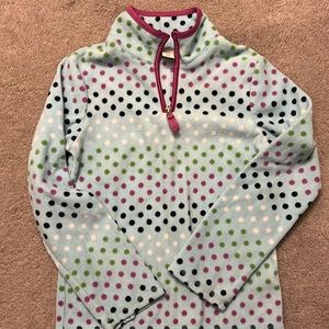 Girls Old Navy pull over polka dot shirt size 8 (m)